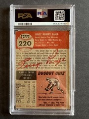 1953 Topps – Satchel Paige #220 PSA 1.5 Fair Beautiful Card!