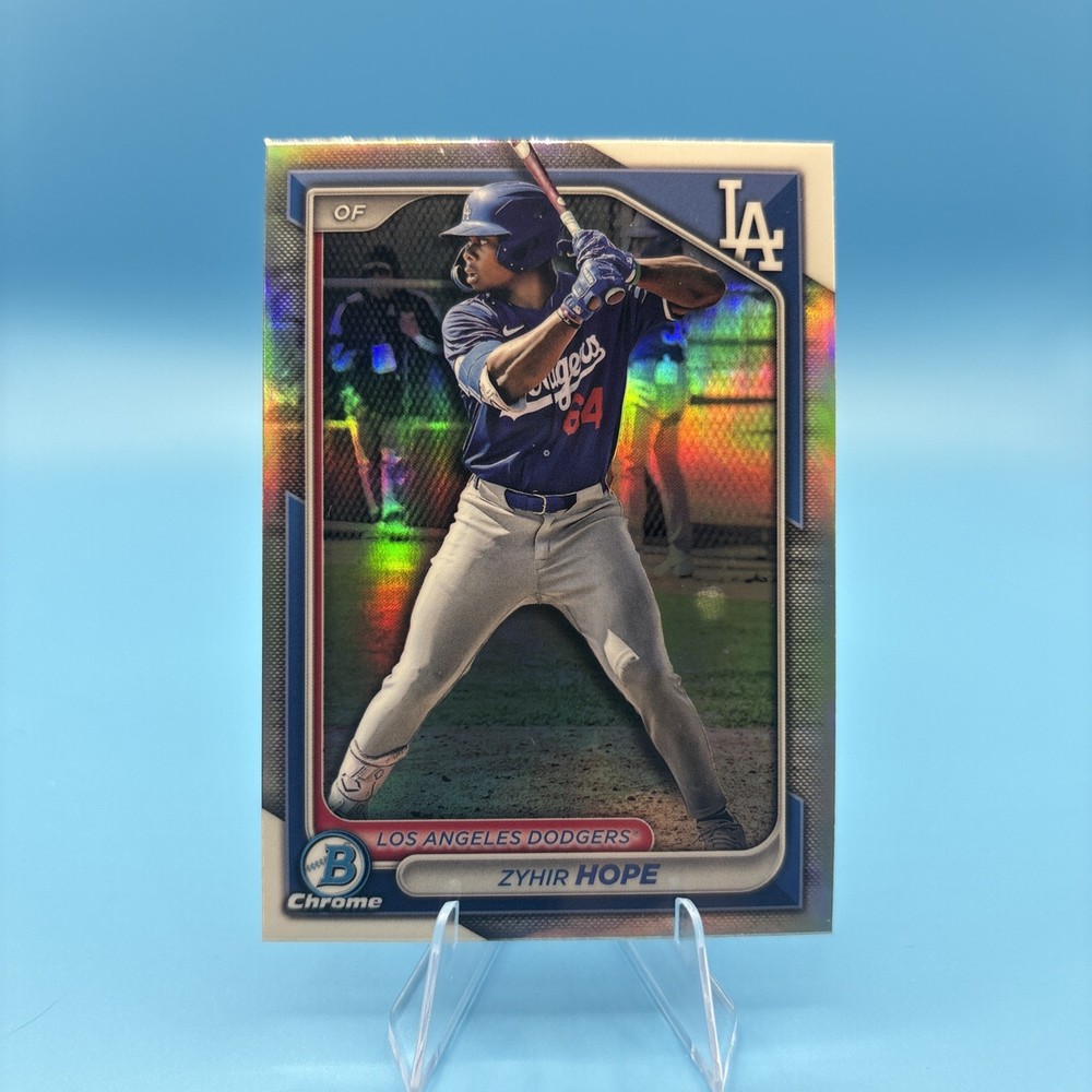 2024 Bowman Draft – Chrome Zyhir Hope #BDC-139 Refractor Dodgers Tigers