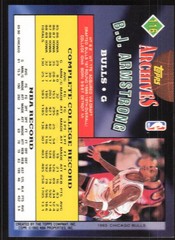 B.J. Armstrong, 1992-93 Topps Archives, #116, Chicago Bulls,