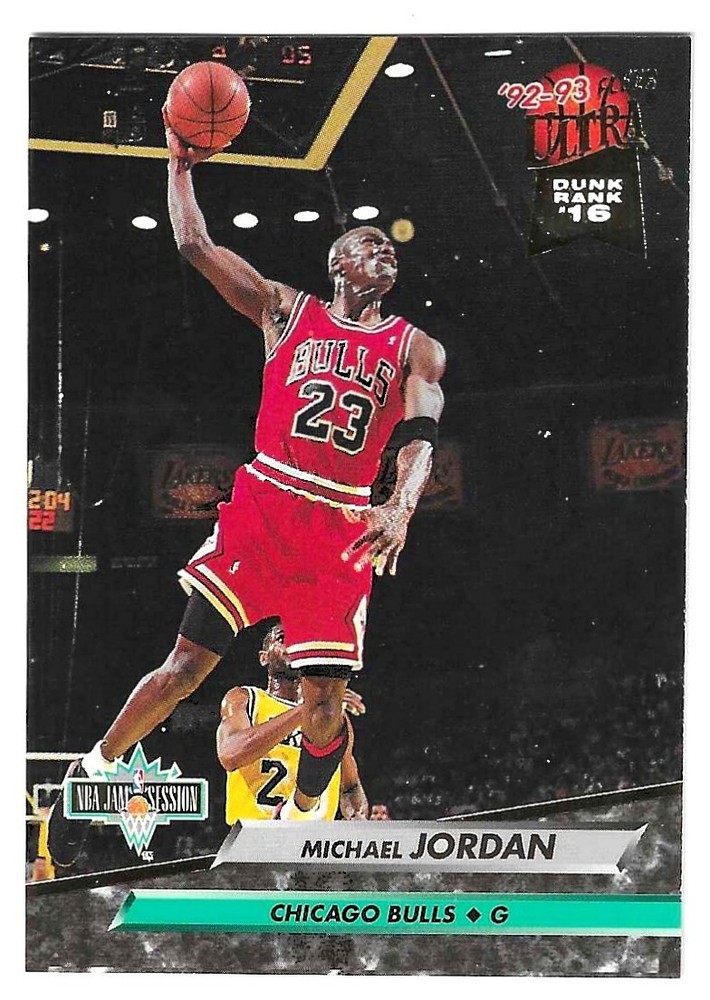 1992-93 Fleer Ultra Dunk Rank #216 Michael Jordan Bulls