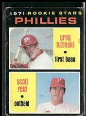 1971 Topps #439 Phillies 1971 Rookie Stars (Greg Luzinski / Scott Reid)