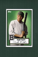 #412 BABE RUTH, Balt. Orioles ~ 2012 NSCC Retro VIP PROMO 1952 Topps style card