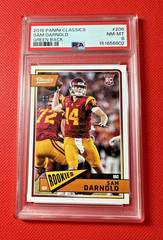 Sam Darnold (1) 2018 ROOKIE PANINI CLASSICS Green Back ONLY 1 PSA 8 EXISTS read