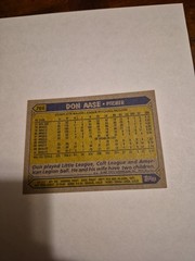 DON AASE 1987 TOPPS #766 FREE SHIPPING