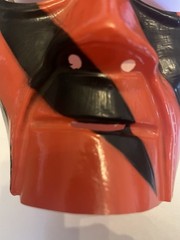 Rare 1998 WWF WWE Officially Licensed Kane Rigid Plastic Mask Vintage Undertaker