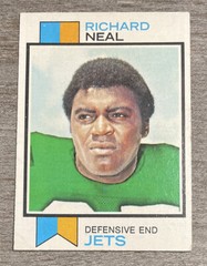 Richard Neal 1973 Topps Jets #443 *F8*
