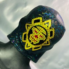 King Mysterio Semi professional Lucha Wrestling Mask Mascara luchador Black Gold