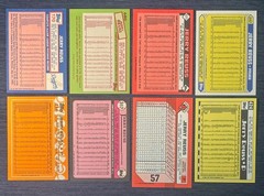TOPPS TIFFANY – JERRY REUSS – 8 CARD LOT – 84-85-86-87-88-89-89B-90