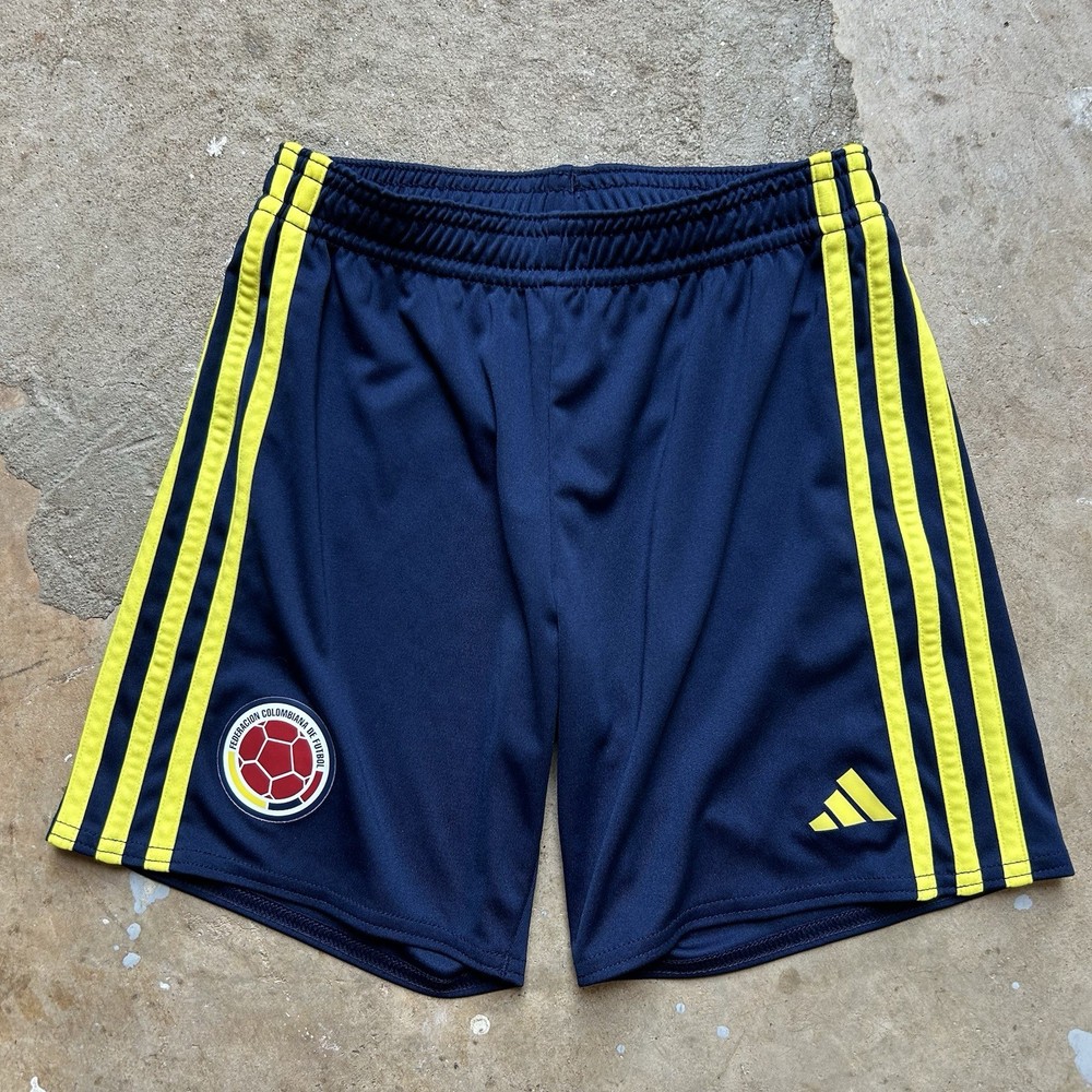 Adidas Colombia National Team 2022/2023 Soccer Shorts Youth Boys Size XXS / 2XS