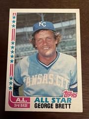 George Brett 1982 Topps All Star #549 Kansas City Royals