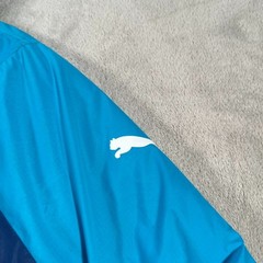 PUMA Arsenal FC Soccer Hooded Full Zip Reversible Jacket Blue Men&rsquo;s Size Medium