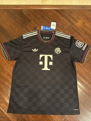 Adidas Originals FC Bayern Munich 25/26 Third Jersey Black KE6801 Mens XL