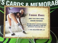 Taurus Angel Kiss Card Signed Autograph Auto 2016 Collectors Expo Adult Model