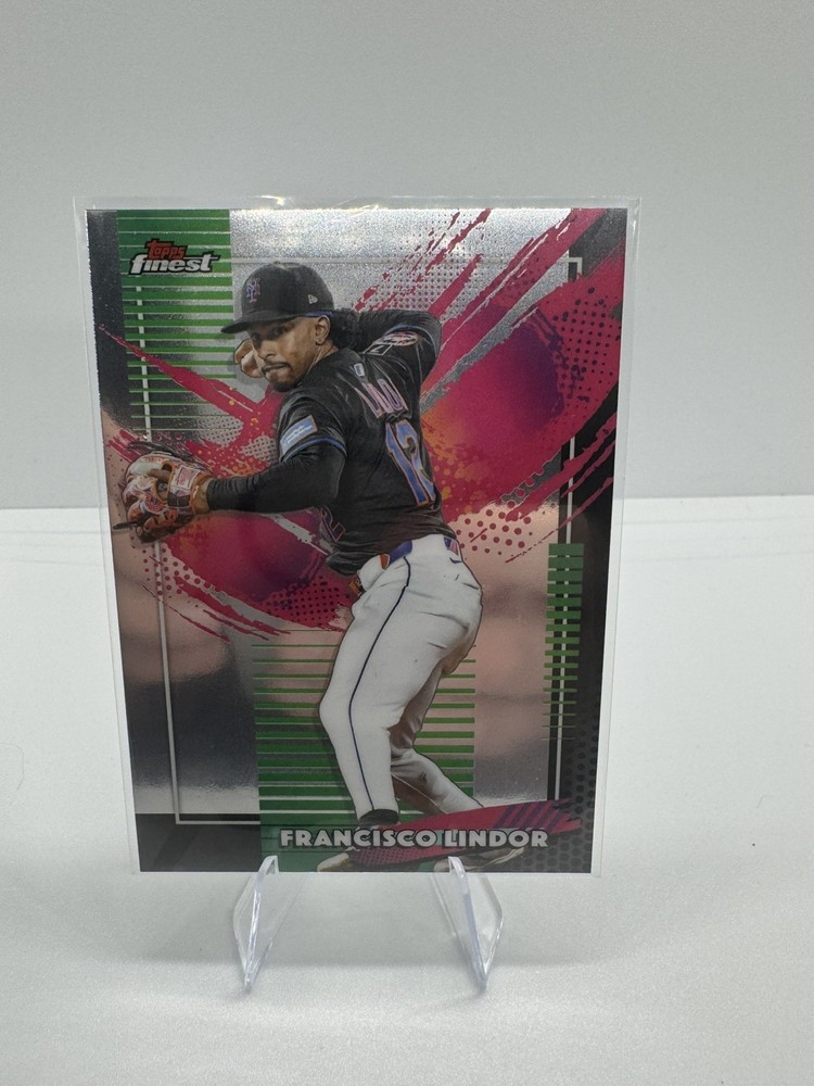 Topps 2026 Topps Finest Francisco Lindor New York Mets RARE #68 MLB Card
