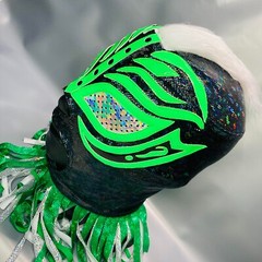 Mysterious Wrestling Lucha Libre Costume Mask Mascara Luchador Mystery Neon