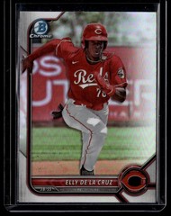 2022 Bowman Draft #BDC-80a Elly De La Cruz Chrome Refractor