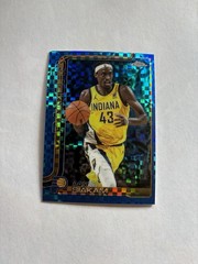 2025-26 Topps Chrome Basketball Pascal Siakam Blue X-Fractor #1 Indiana Pacers