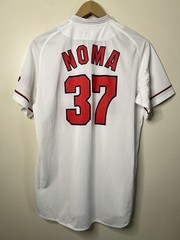 Hiroshima Toyo Carp Takayoshi Noma NPB Japan Baseball Jersey L *FLAWS*