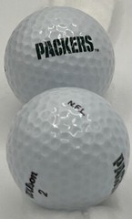 Decorative Bucket of Golf Balls Packers Whistling Straits Pink