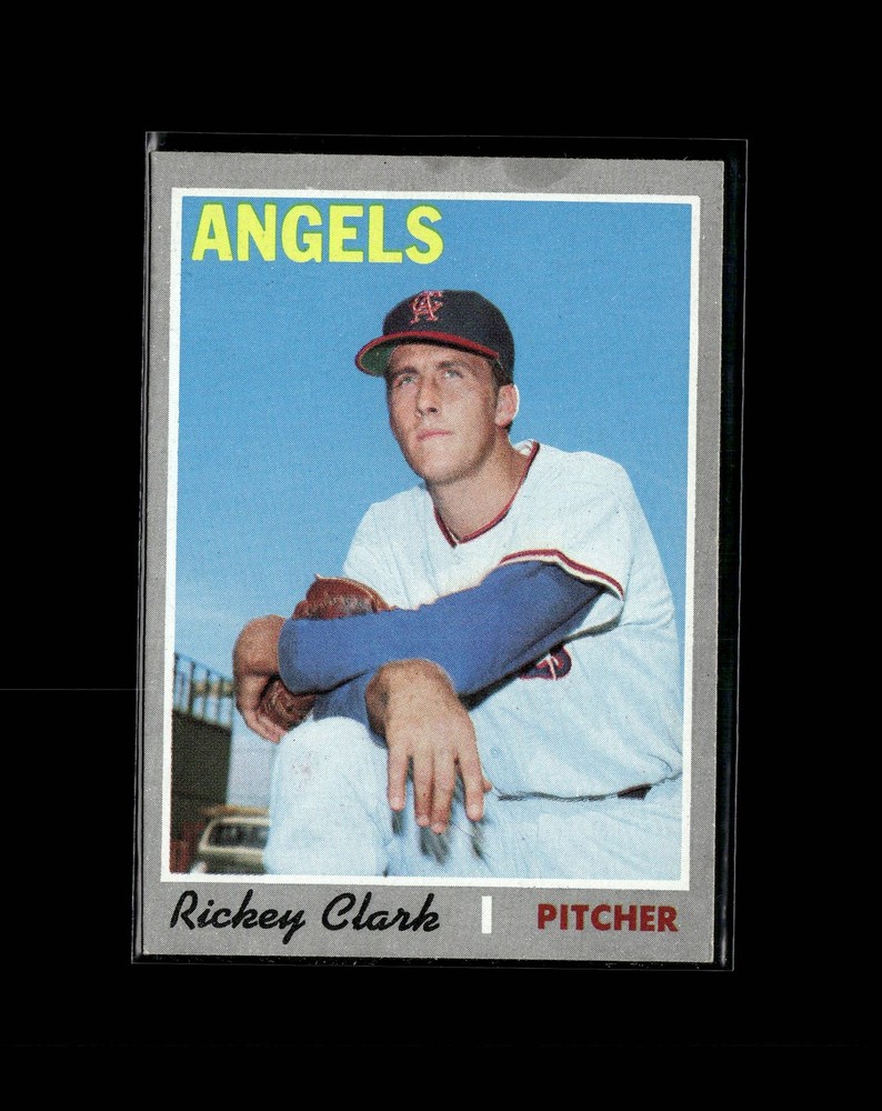 1970 Topps Rickey Clark California Angels #586