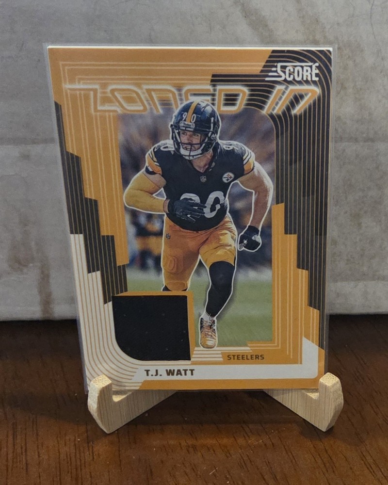 2025 Score – Zoned in T.J. Watt #ZON-TWT Jerseys (MEM)