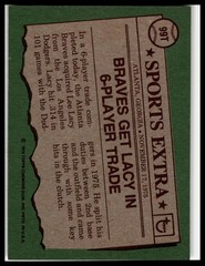 1976 Topps #99T Lee Lacy Traded