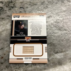 2003 Playoff Portraits # 1 To 144 Beige # To 250 plus 2 autos. And 1 bat #100