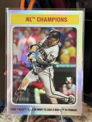 2024 Topps Heritage Corbin Carroll NL Champions Silver Refractor /225 – #459