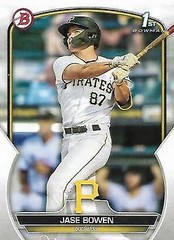 2023 Bowman Paper Prospects #BP-146 Jase Bowen 1st Pittsburgh Pirates