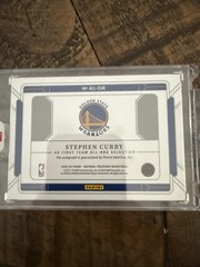 2024-25 National Treasures Stephen Curry All-NBA Signatures Gold Auto /10