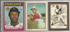 Frank Robinson Reds Orioles Cleveland 3 Card Lot 1980&rsquo;s to present