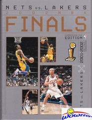 (3) Los Angeles Lakers NBA Finals Programs(2000,2001,2002) KOBE BRYANT, SHAQ !!