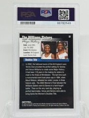 2003 NETPRO Tennis #51 WILLIAMS SISTERS Serena & Venus Rookie PSA 9 MINT