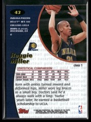 2000-01 Topps Gold Label #43 Reggie Miller