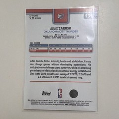 2024-25 Topps Chrome Alex Caruso #131 OKC Thunder Purple 31/75