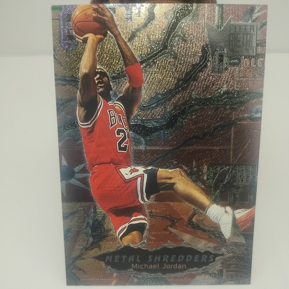 1996-97 Fleer Metal – Metal Shredders Michael Jordan #241🔥 Super Clean RARE 🔥
