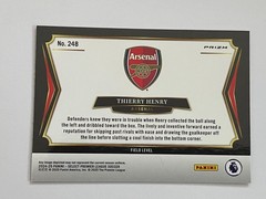 2024-25 Panini Select Premier League Arsenal Thierry Henry Field Pink Ice #248