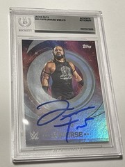 Jacob Fatu Signed Card Slabbed Beckett BAS Auto IP Topps Universe WWE a