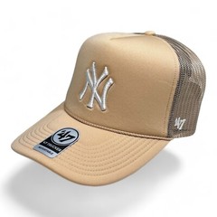 &rsquo;47 Brand New York Yankees Trucker Snapback Baseball Hat Cap Sand – OSFM _A4