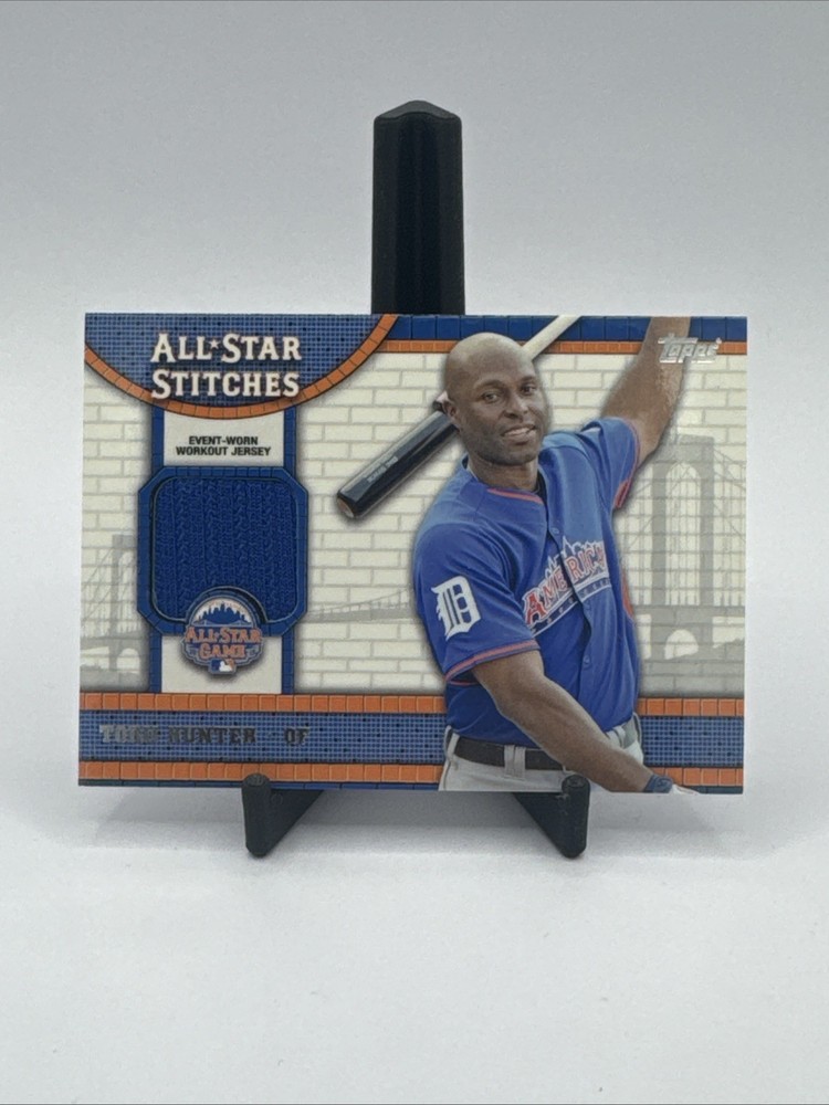 2013 Topps Update Series – All-Star Stitches Torii Hunter #ASR-TH (MEM)