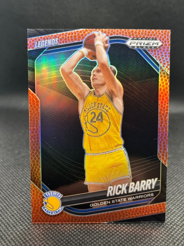 2024-25 Panini Prizm Black – Legends – Rick Barry – #297 Basketball Prizm /225
