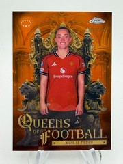 2025-26 Topps Chrome UEFA Women&rsquo;s MAYA LE TISSIER Queens of Football Orange /25