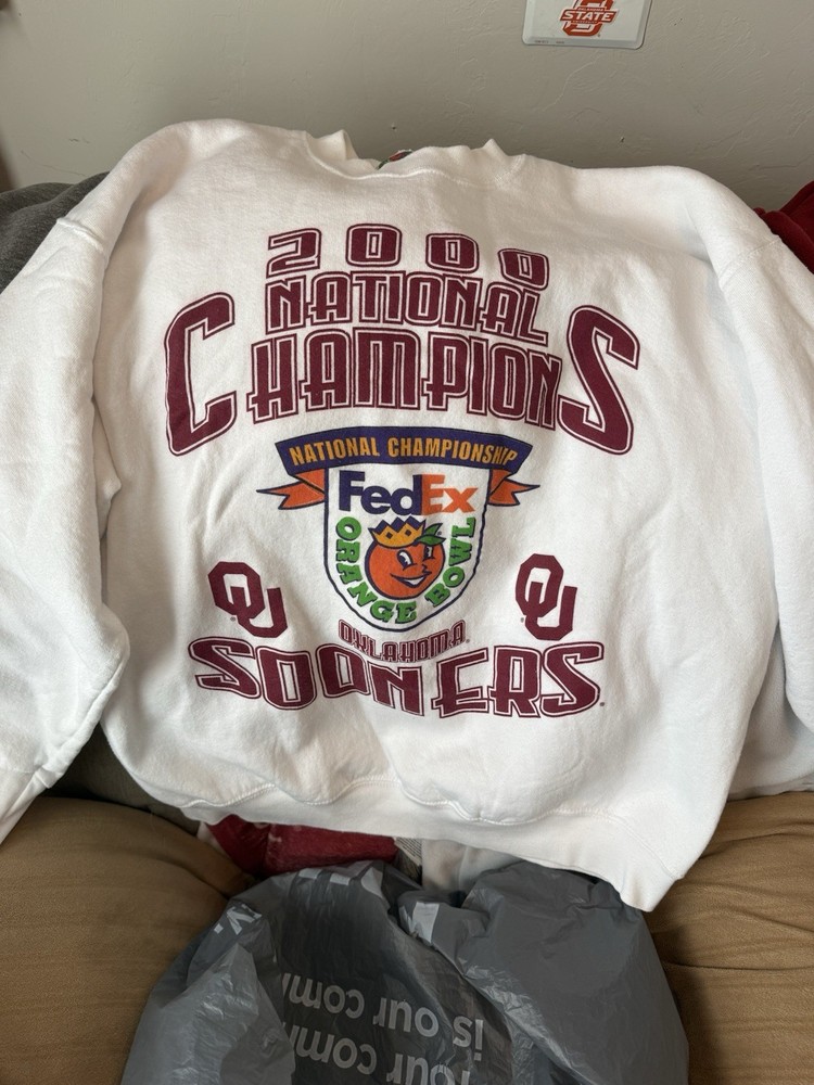 Oklahoma Sooners Orange Bowl Champions Sweatshirt XL