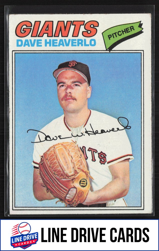 1977 Topps #97 Dave Heaverlo San Francisco Giants VG