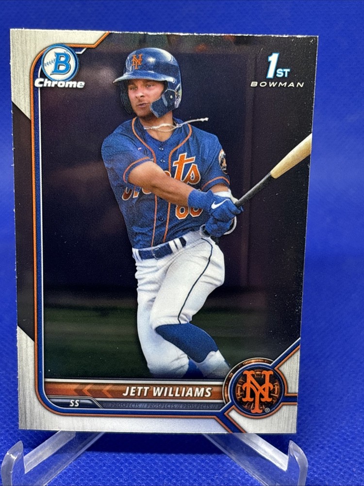 2022 Bowman Draft – Chrome Jett Williams #BDC-190 (RC) New York Mets – Brewers