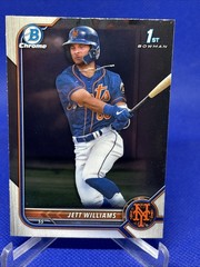 2022 Bowman Draft – Chrome Jett Williams #BDC-190 (RC) New York Mets – Brewers