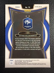 2024-25 Select FIFA Ousmane Dembele #70 White Sparkle & Winter Camo Prizm lot
