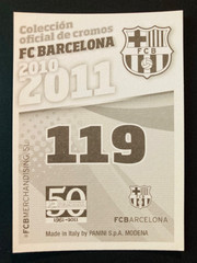 2010-11 Panini Barca FC Barcelona # 119 Autografo Lionel Messi sticker