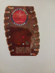 SANDY ALOMAR JR 1998 STADIUM CLUB TRIUMVIRATE ILLUMINATOR DIE CUT #T10B RARE!!