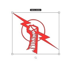 Cm Punk Custom Made Vinyl Decal Sticker Pro Wrestling, 9×8 INCHES!